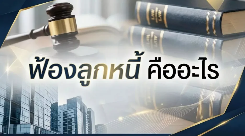 ฟ้องลูกหนี้ คืออะไร