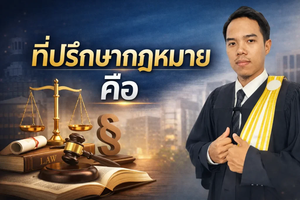 ที่ปรึกษากฎหมาย คือ ใคร ทำหน้าที่อะไรบ้าง