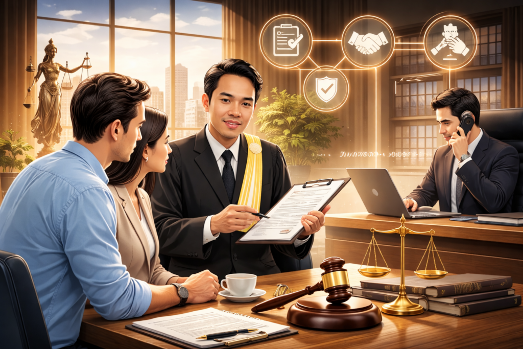 หน้าที่ของที่ปรึกษากฎหมาย