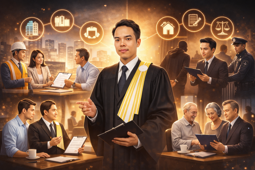 ใครบ้างที่ควรมีที่ปรึกษากฎหมาย