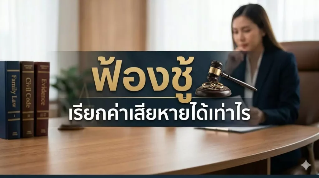 ฟ้องชู้ เรียกค่าเสียหายได้เท่าไร