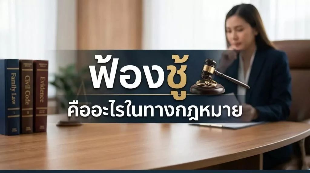 ฟ้องชู้ คืออะไรในทางกฎหมาย