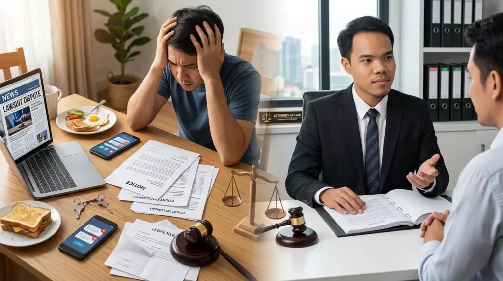 เรื่องของ “การโดนฟ้อง” ไม่ใช่เรื่องไกลตัวอีกต่อไป เพราะพฤติกรรมเล็ก ๆ ในชีวิตประจำวันอาจกลายเป็นชนวนของคดีความได้โดยไม่รู้ตัว