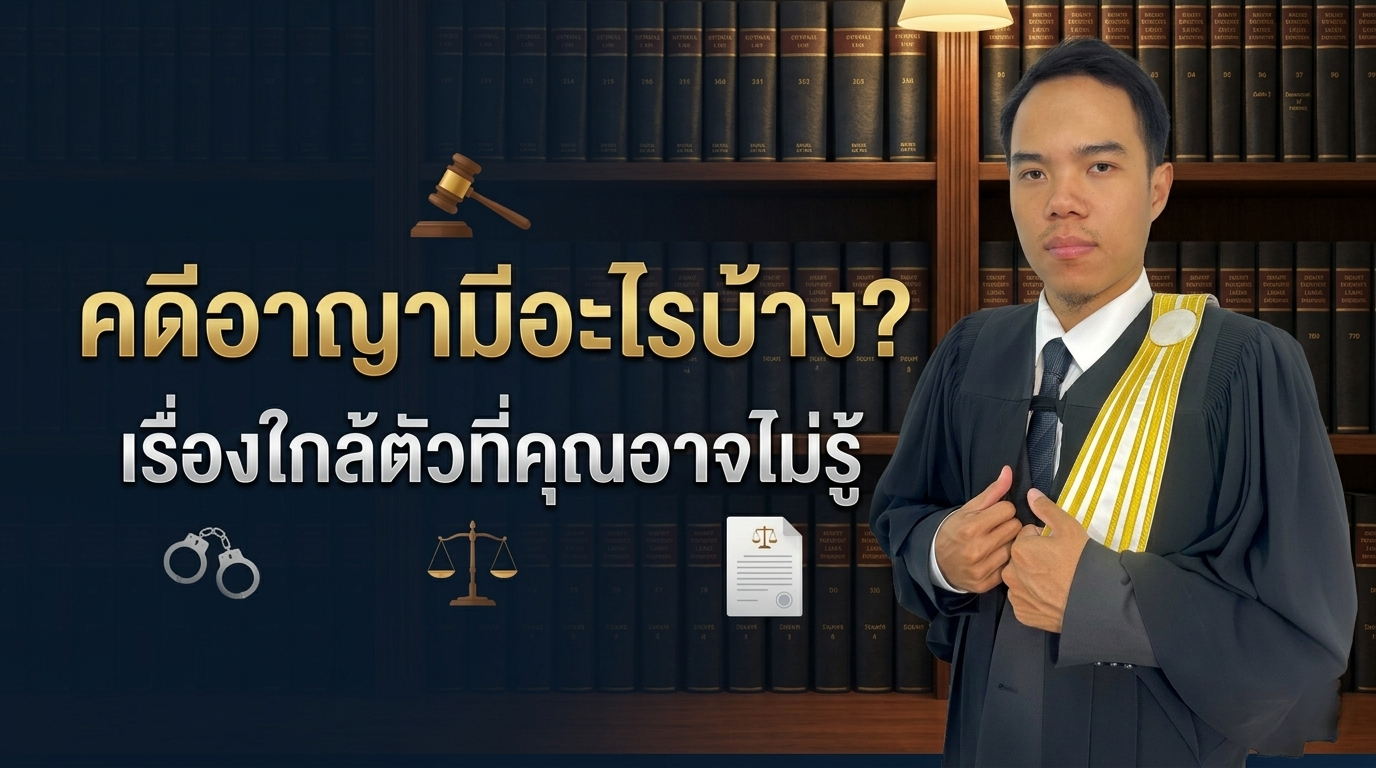 คดีอาญามีอะไรบ้าง เรื่องใกล้ตัวที่คุณอาจไม่รู้