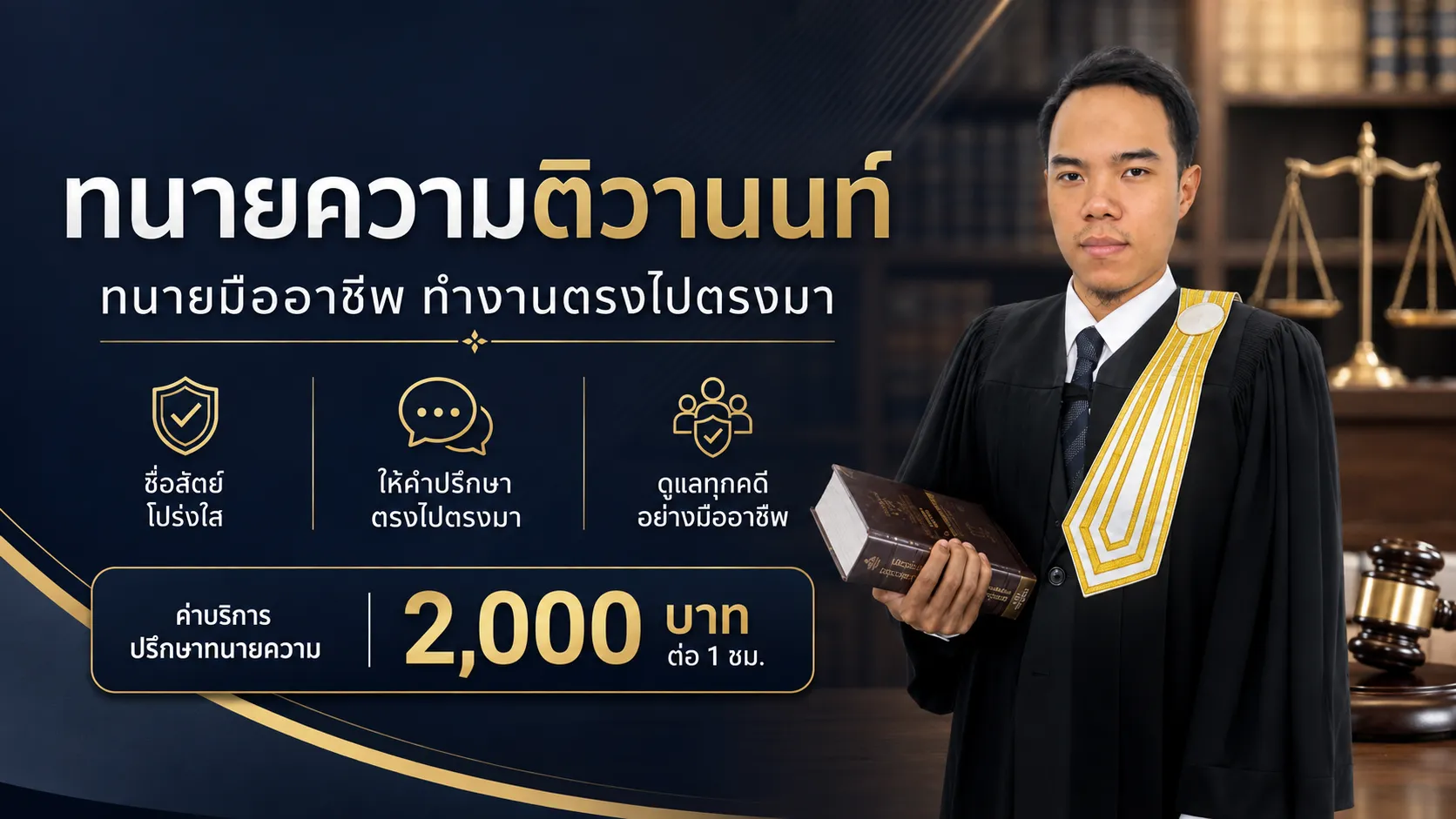 ปรึกษาทนาย ออนไลน์ ใกล้ฉัน — ให้คำปรึกษากฎหมายอย่างมืออาชีพ