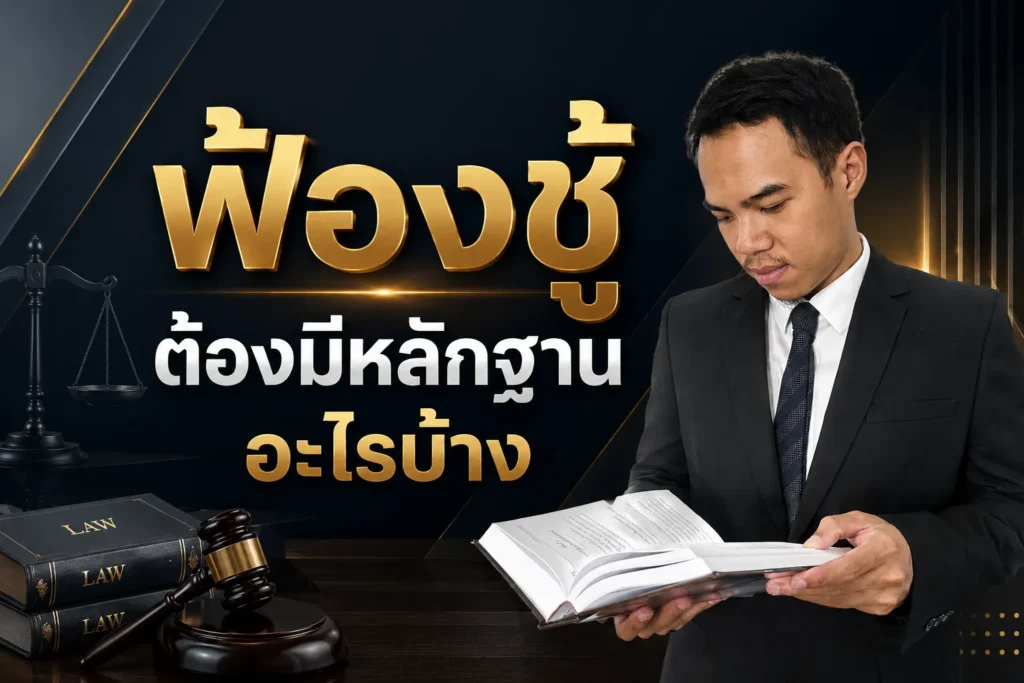 ฟ้องชู้ ต้องมีหลักฐานอะไรบ้าง