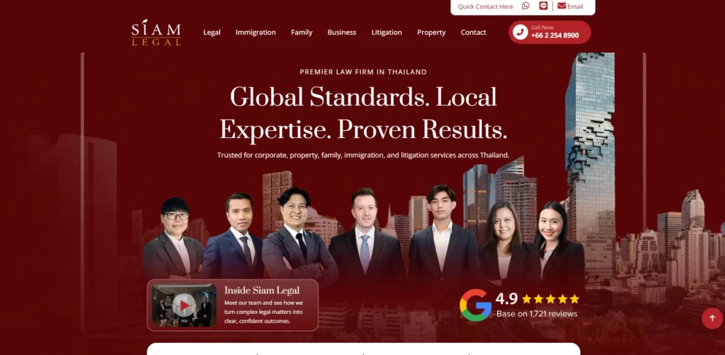 สำนักงานทนายความ Siam Legal International