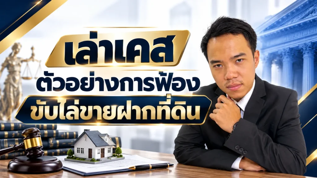 เล่าเคส ตัวอย่างการฟ้องขับไล่ขายฝากที่ดิน