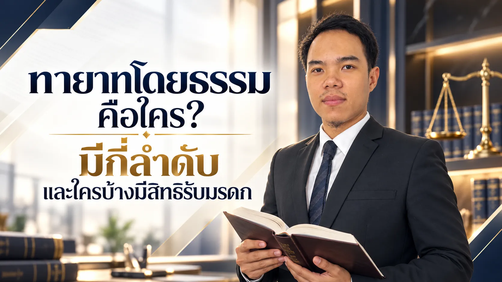 ทายาทโดยธรรม คือใคร? มีกี่ลำดับ และใครบ้างมีสิทธิรับมรดก