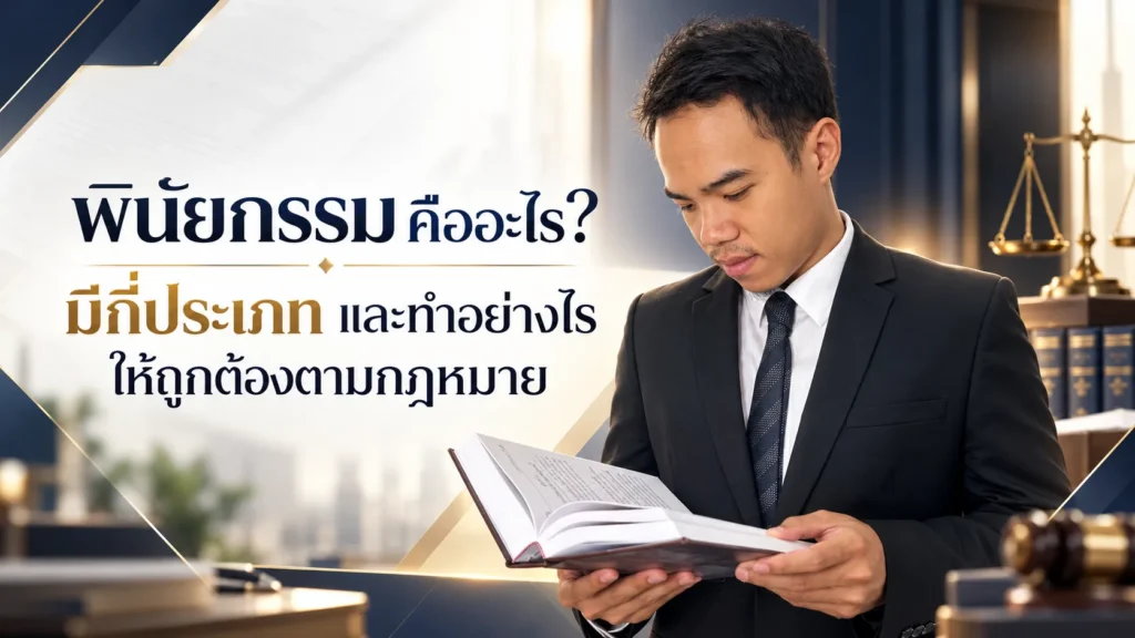 พินัยกรรม คืออะไร มีกี่ประเภท และทำอย่างไรให้ถูกต้องตามกฎหมาย
