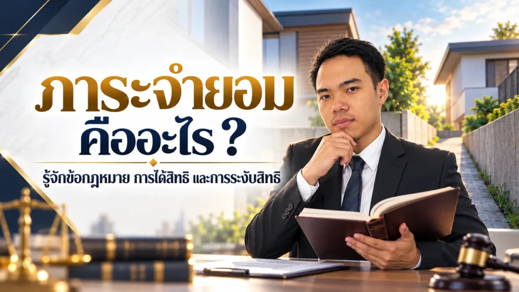 ภาระจำยอม คืออะไร? รู้จักข้อกฎหมาย การได้สิทธิ และการระงับสิทธิ