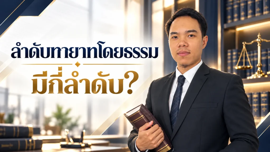 ลำดับทายาทโดยธรรม มีกี่ลำดับ?